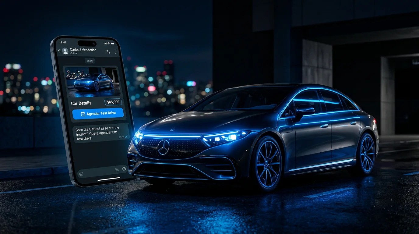 Chatbot para concessionária — agendamento de test drive pelo WhatsApp