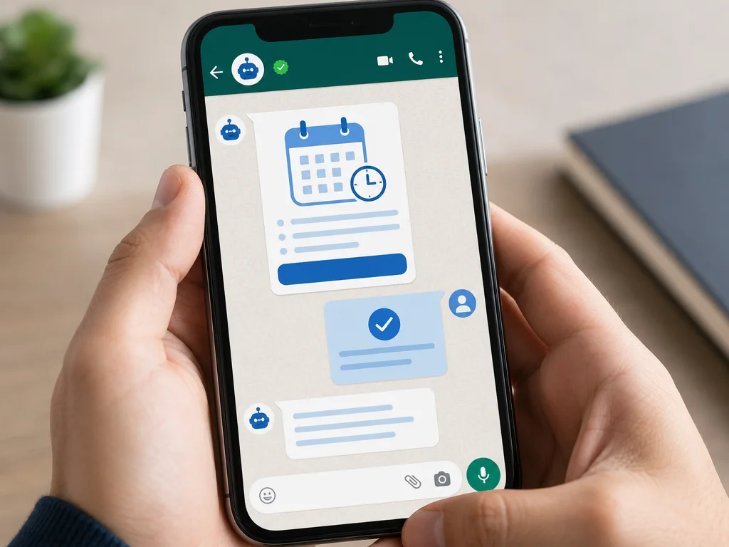 Bot de RH agendando entrevista automaticamente pelo WhatsApp